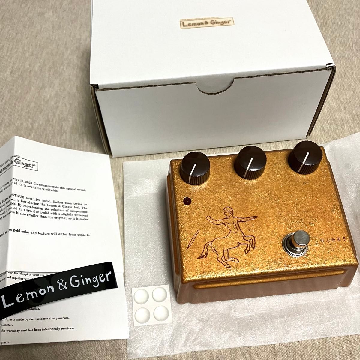 4周年記念ペダル 限定 CENTAROU けんたろう Lemon & Ginger KLON 4周年記念ペダル 限定 CENTAROU けんたろう Lemon & Ginger KLON