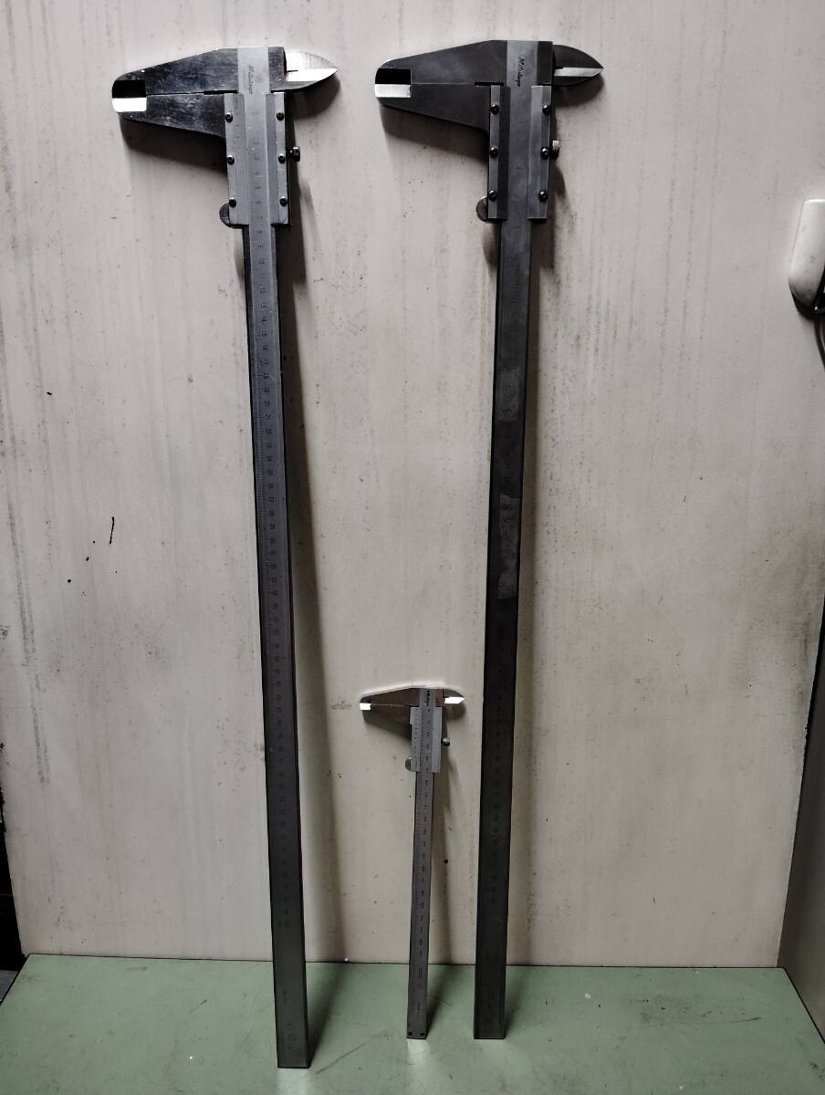 中古　♪☆ ミツトヨ Mitutoyo ノギス　まとめ　60㎝と20cm 測定工具 測定器