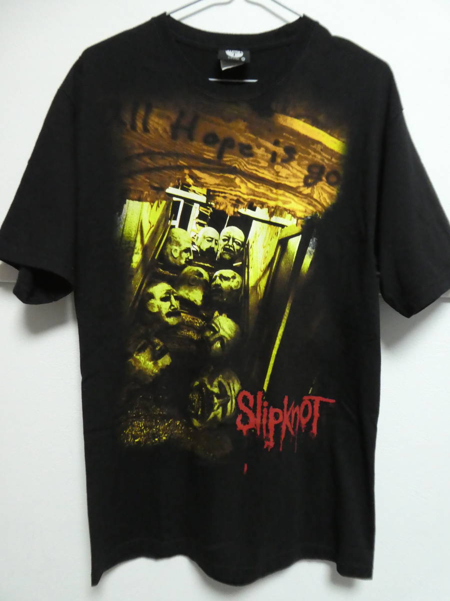 希少　SLIPKNOT スリップノット Tシャツ M　オフィシャル　 ALL HOPE IS GONE メタル　検メタリカ　ニルヴァーナ　ガンズ_画像1