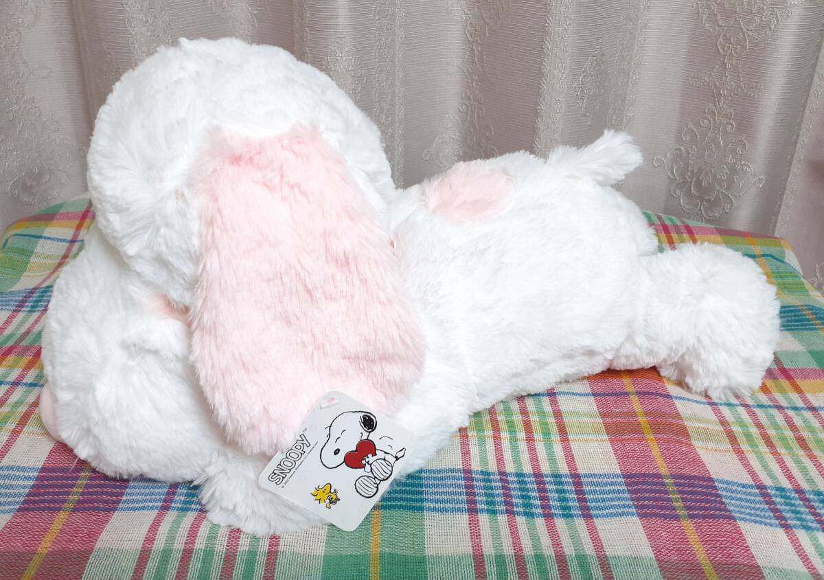 スヌーピー SNOOPY ぬいぐるみ ブラウン耳&ピンク耳 2個セット スヌーピー SNOOPY ぬいぐるみ ブラウン耳&ピンク耳 2個セット