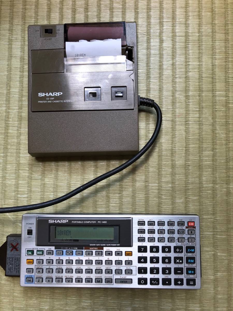  sharp printer &kaseto interface CE-126P ( seal character is possible to do )