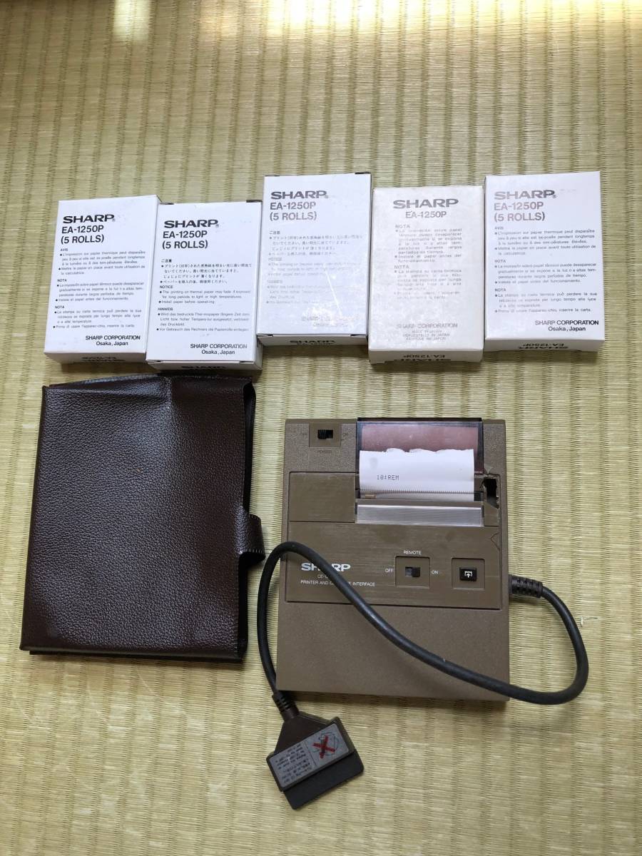  sharp printer &kaseto interface CE-126P ( seal character is possible to do )