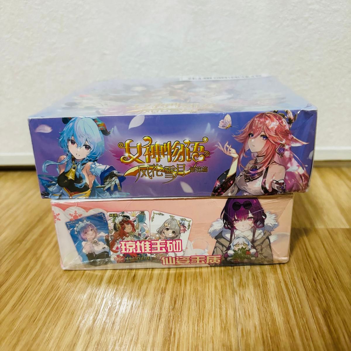 acgカード BOX 女神物語 風花雪月 繁花編・姿編 2ボックスセット acgカード BOX 女神物語 風花雪月 繁花編・姿編 2ボックスセット