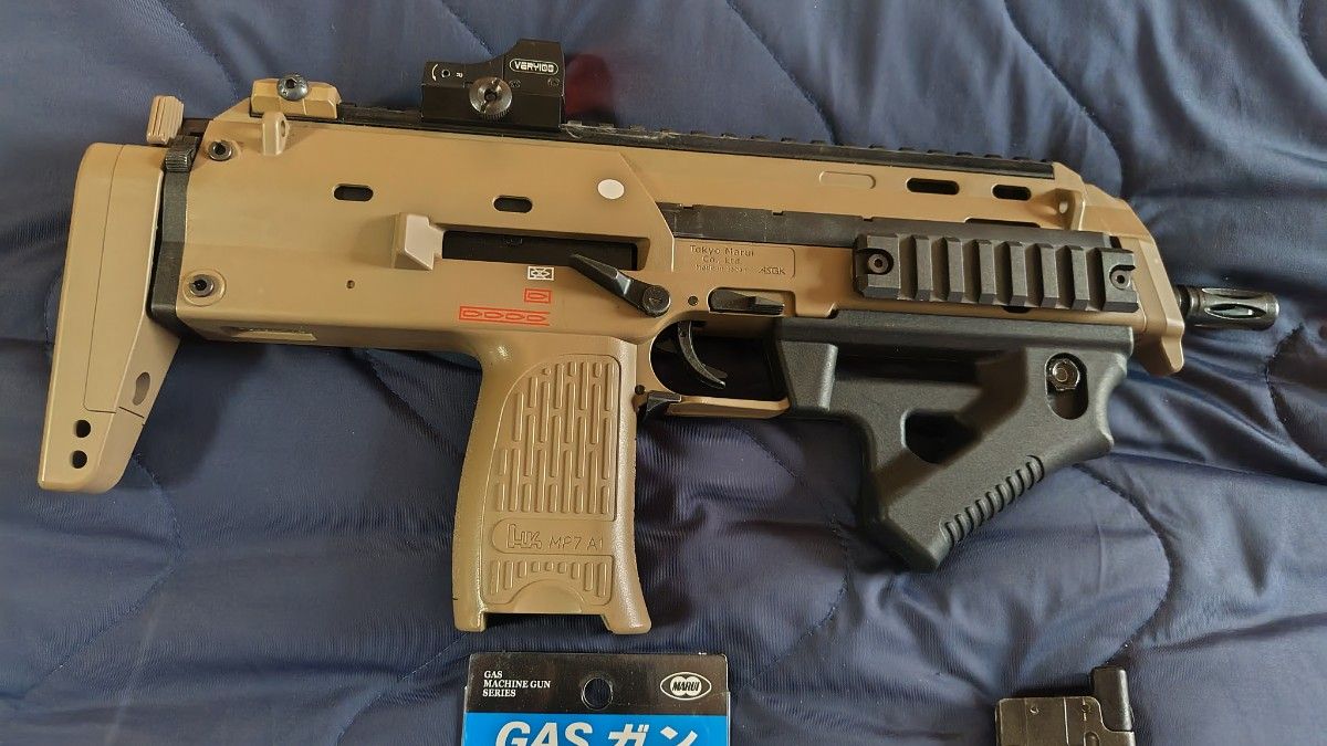 マルイMP7ガスブロ 自作外部ソース付 サバゲー|Yahoo!フリマ マルイMP7ガスブロ 自作外部ソース付 サバゲー|Yahoo!フリマ