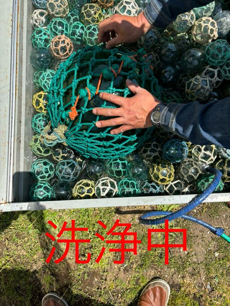 浮き玉 ガラス玉 大玉 直径35cm - 家具 浮き玉 ガラス玉 大玉 直径35cm - 家具
