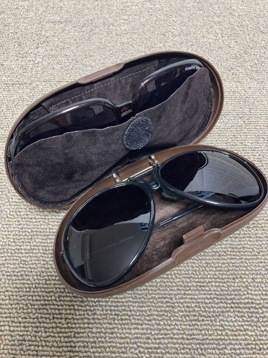 美品 ポルシェデザイン カレラ 交換レンズ付き ティアドロップ 美品 ポルシェデザイン カレラ 交換レンズ付き ティアドロップ