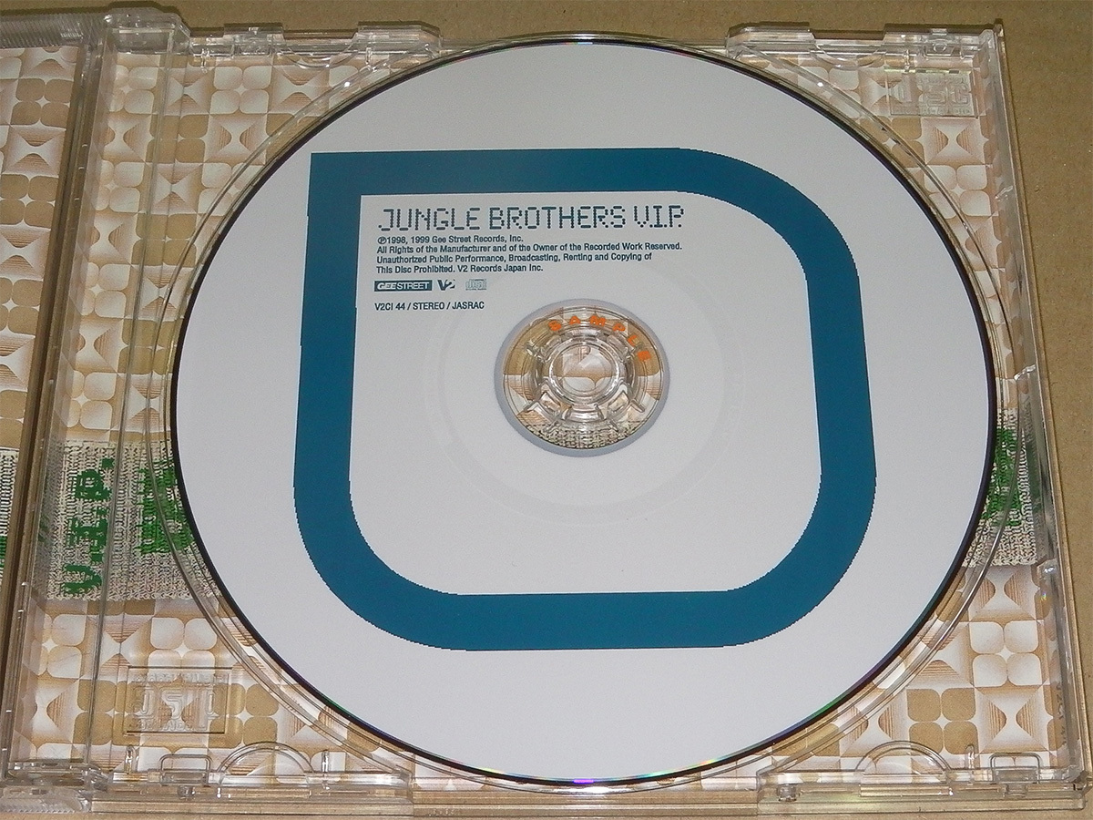 中古日本盤CD Jungle Brothers V.I.P. Japan Edition Bonus +1 [Promo 1999][V2CI-44] VIP_画像4