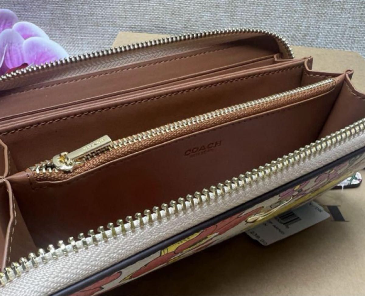 コーチ 長財布COACH 財布ロング ジップ アラウンド フローラル コーチ 長財布COACH 財布ロング ジップ アラウンド フローラル