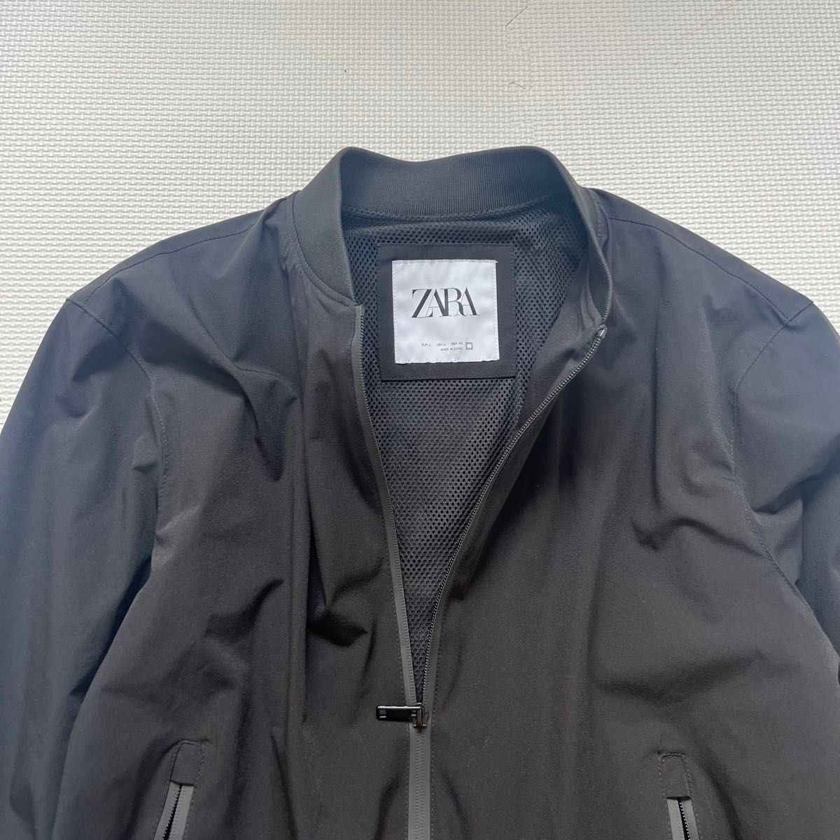 ブルゾン ジャケット ZARA ザラ ブラック 黒 アウター ナイロン ブルゾン ジャケット ZARA ザラ ブラック 黒 アウター ナイロン