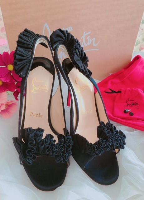 Christian Louboutin】クリスチャンルブタン パンプス フリル サイズ