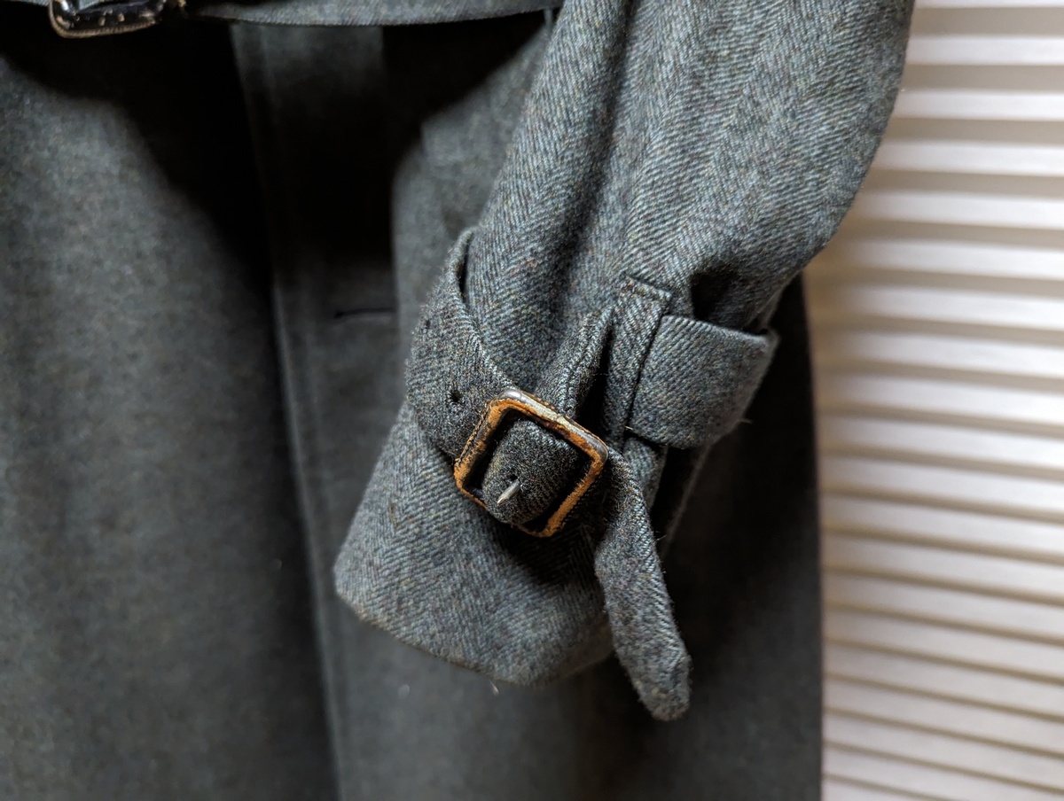 レア Aquascutum ウールトレンチコート ステンカラーコート レア Aquascutum ウールトレンチコート ステンカラーコート