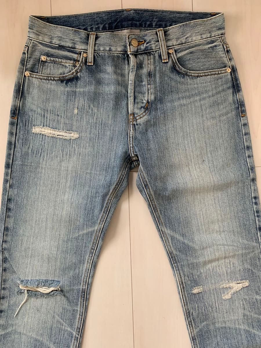 正規品 FEAR OF GOD ESSENTIALS デニムパンツ W30 ライト 正規品 FEAR OF GOD ESSENTIALS デニムパンツ W30 ライト