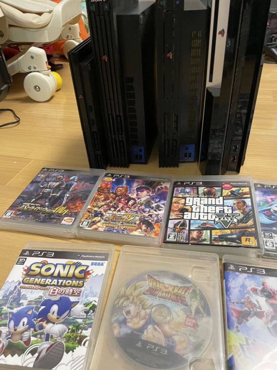 SONY PlayStation2 PlayStation 2,.3 pcs ., PlayStation 3 together 4 pcs. set PlayStation 3 soft set, operation not yet verification cheap selling out 