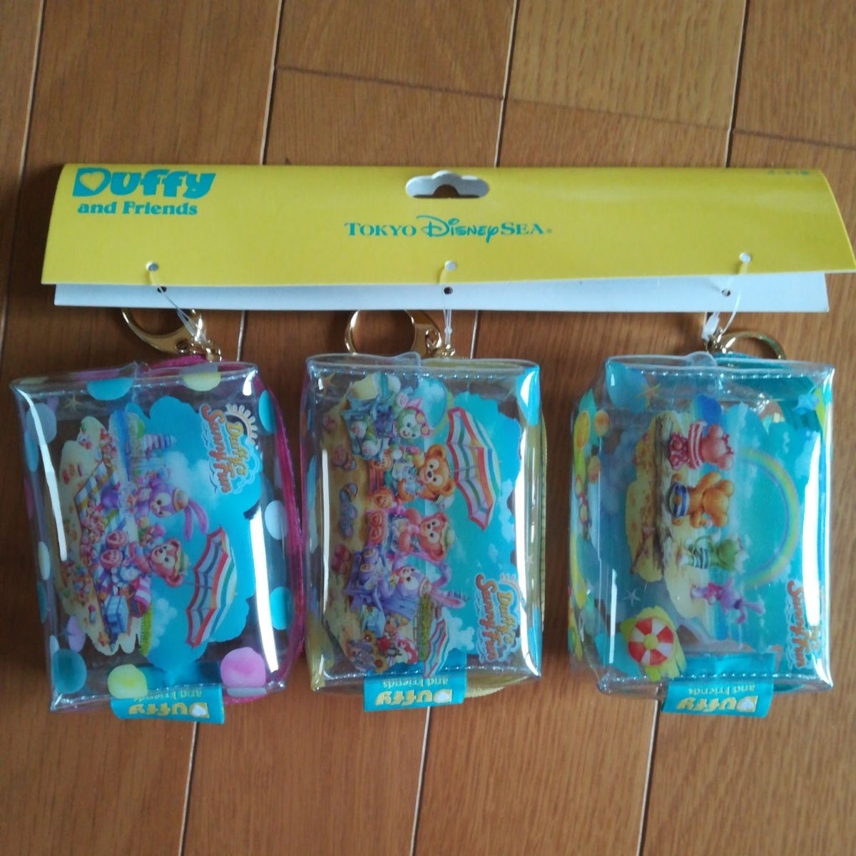  complete sale Duffy. Sunny fan * pouch * Disney si-2019