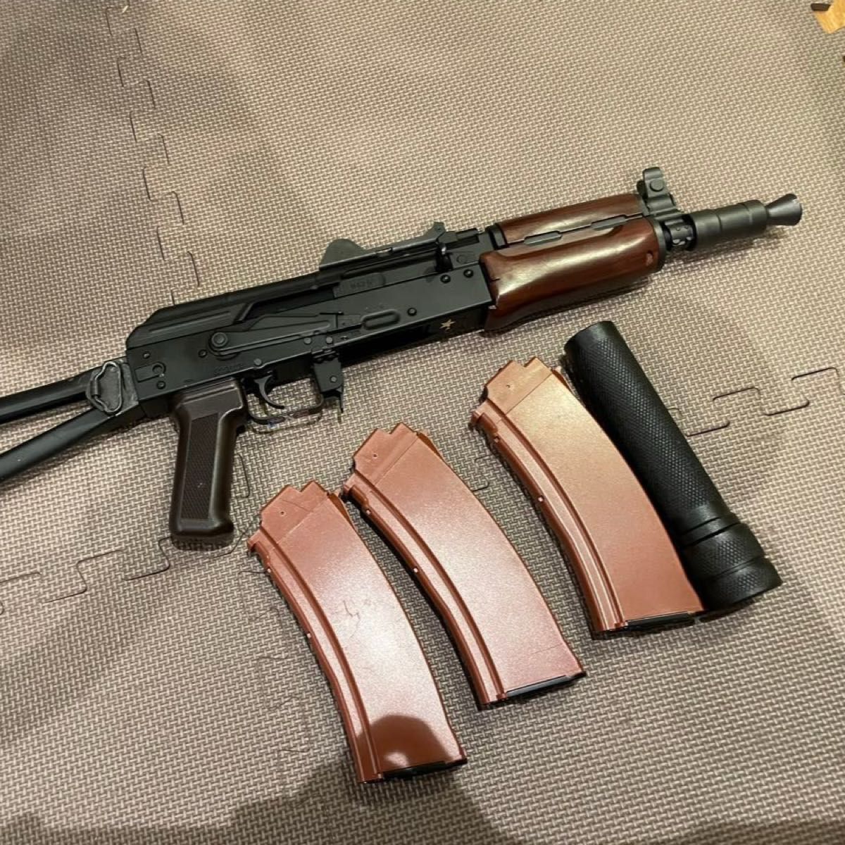東京マルイ AKS74U クリンコフ PBS サイレンサー等付属品複数 次