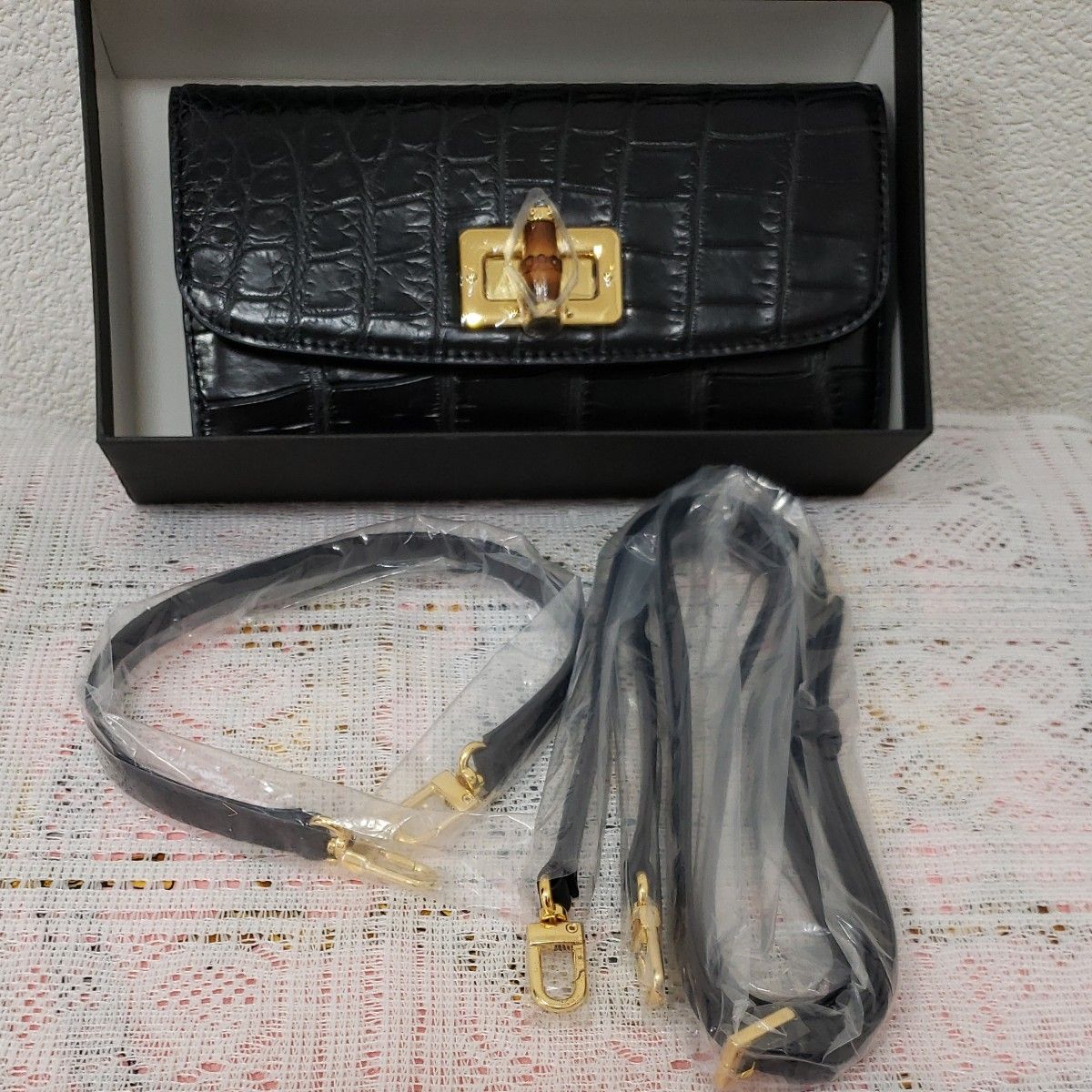 専用 本革 クロコダイル 長財布 ウォレットポシェット ショルダー アルムコ アルムコ クロコダイルショルダーウォレット 長財布|Yahoo
