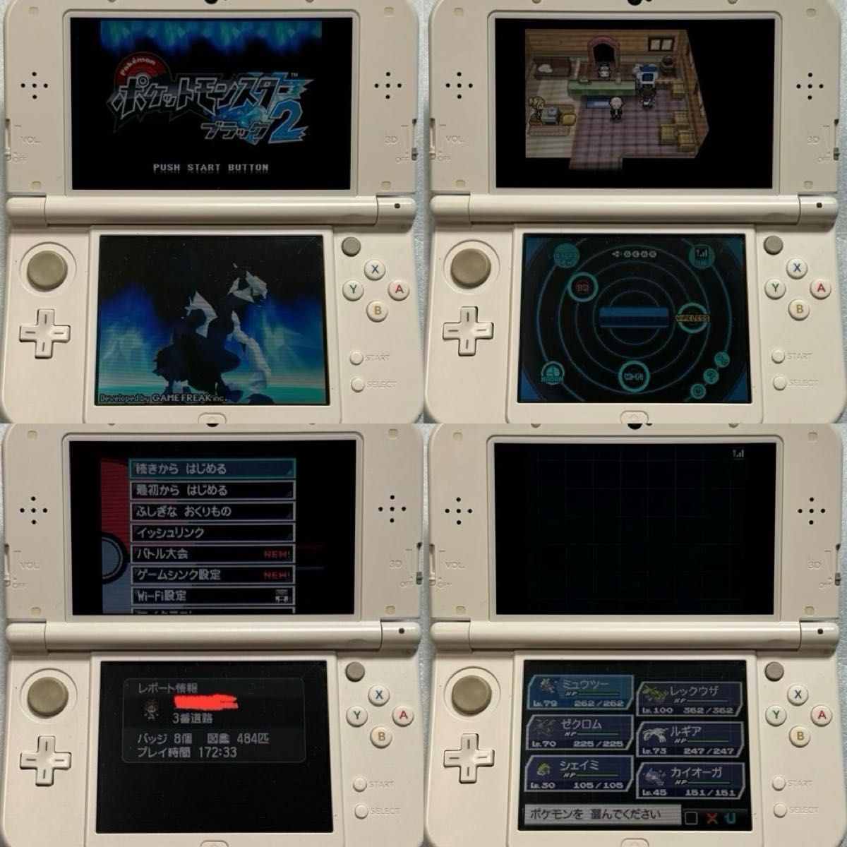データ画像あり】 DS ポケットモンスター ホワイト ブラック データ画像あり】 DS ポケットモンスター ホワイト ブラック