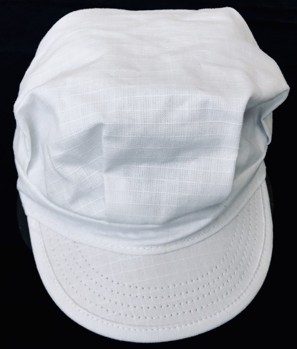 新品 USA製 ニューヨークハット リップストップ ワークキャップ　　アメリカ製 NEW YORK HAT MADE IN USA ホワイト 柳5524