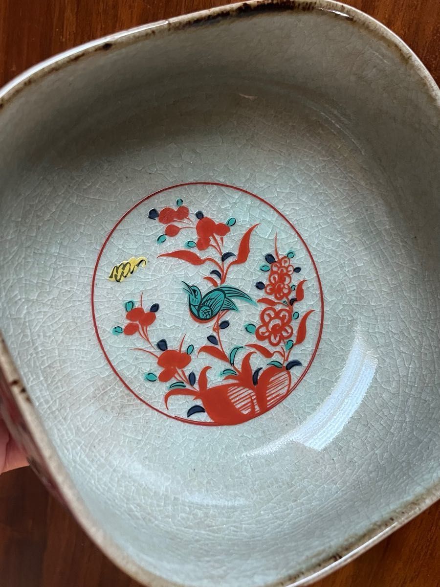 美濃焼 古代赤絵 十五代 隆泉窯 菓子器 共箱あり|Yahoo!フリマ 美濃焼 古代赤絵 十五代 隆泉窯 菓子器 共箱あり|Yahoo!フリマ