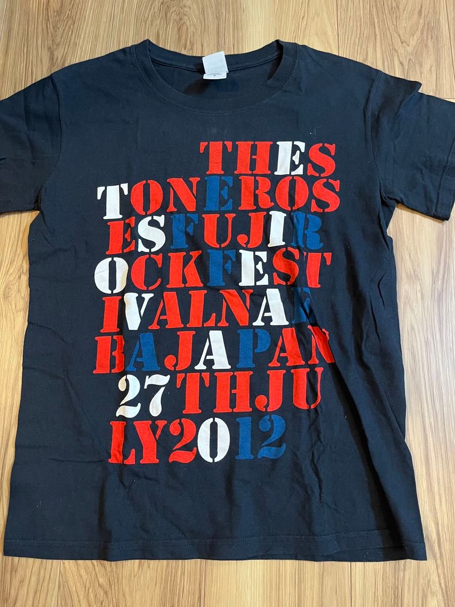 STONE ROSES ストーン・ローゼス 2012 フジロック Tシャツ S STONE ROSES ストーン・ローゼス 2012 フジロック Tシャツ S