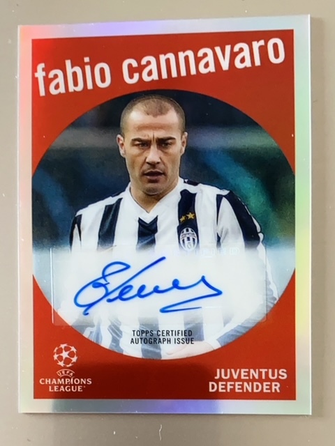 2022-23 Topps UEFA Club Competitions Autographs #5917 Fabio Cannavaro