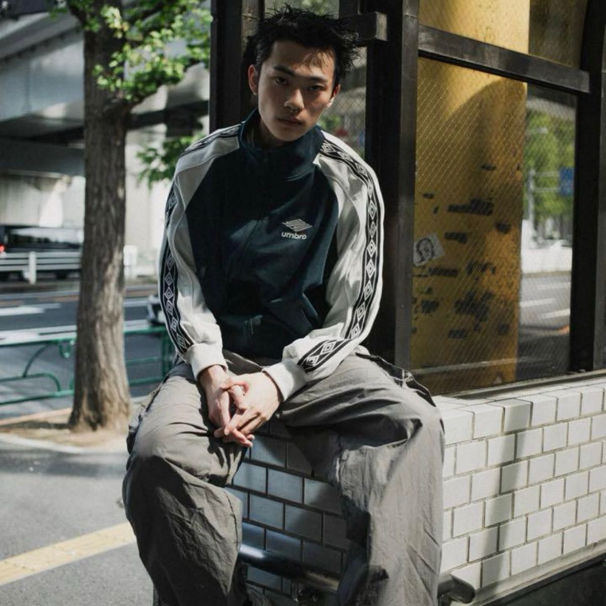 9090 × umbro Raglan Track Jacket アンブロ コラボ ナイロン 9090 × umbro Raglan Track Jacket アンブロ コラボ ナイロン