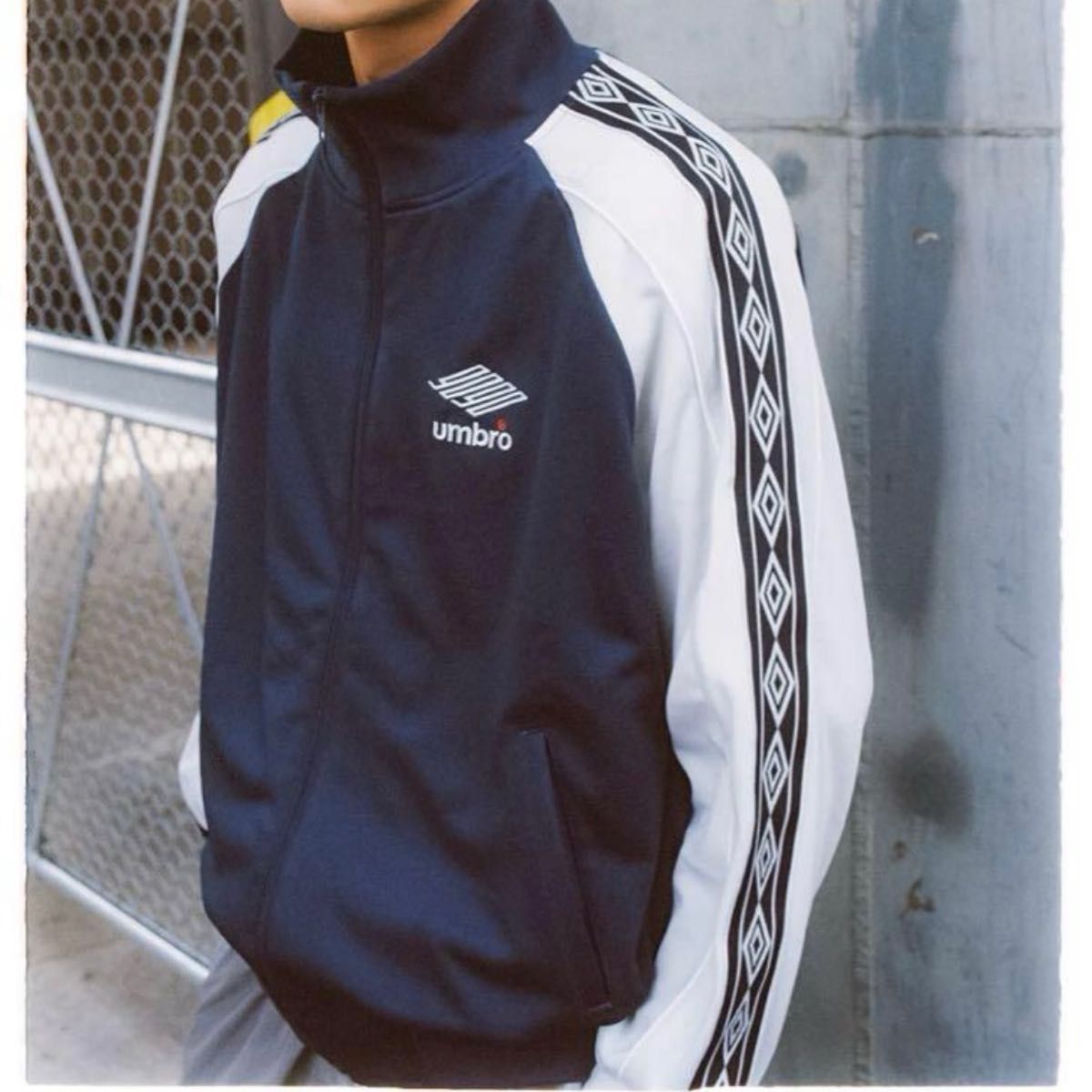 9090 × umbro Raglan Track Jacket アンブロ コラボ ナイロン 9090 × umbro Raglan Track Jacket アンブロ コラボ ナイロン