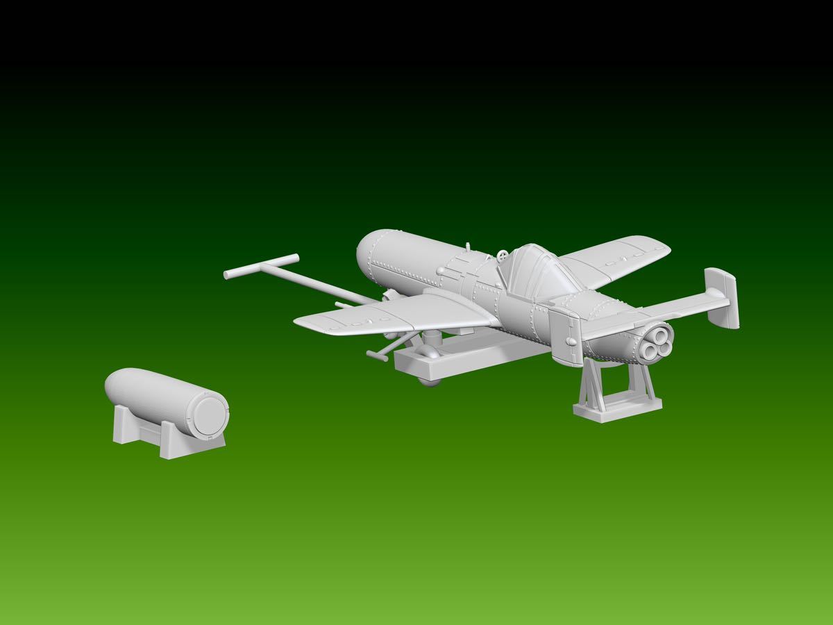 1/144レジンキット 未塗装 WWⅡ 日本海軍 桜花 (練習滑空機) K-1 1/144レジンキット 未塗装 WWⅡ 日本海軍 桜花 (練習滑空機) K-1