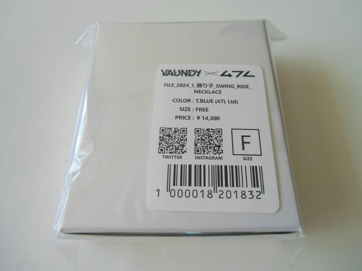 新品 送料無料 47L x Vaundy 踊り子 ネックレス SWING RIDE 新品 送料無料 47L x Vaundy 踊り子 ネックレス SWING RIDE