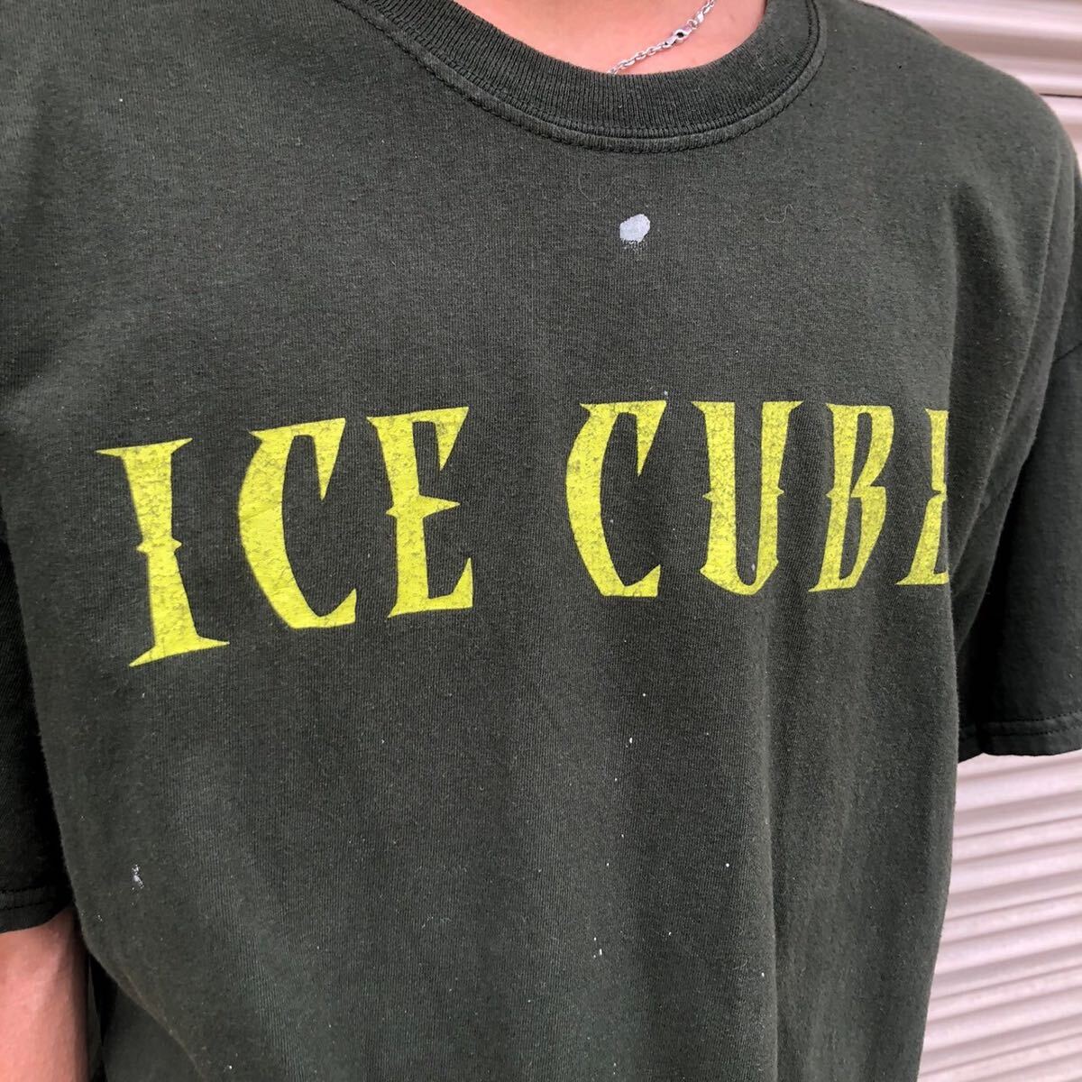 Ice CUBE プリント ラップ Tシャツ アイスキューブ 半袖 Ice CUBE プリント ラップ Tシャツ アイスキューブ 半袖