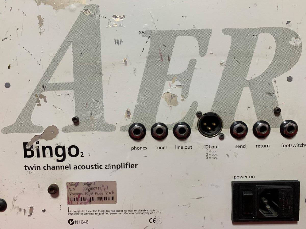 AER Bingo 2 acoustic guitar amplifier *SFN: Real Yahoo auction