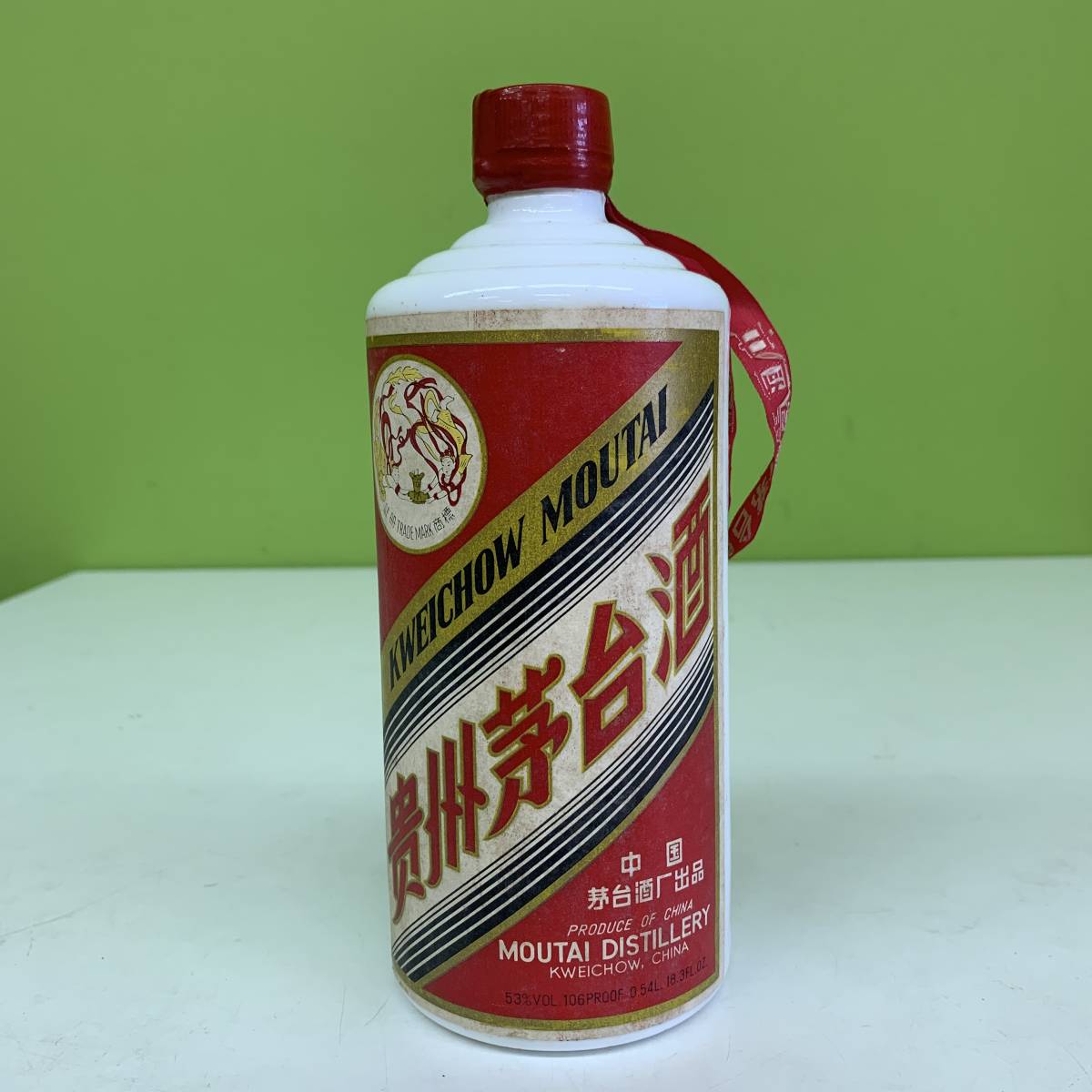  not yet . plug * rare China old sake mao Thai ... pcs sake KWEICHOW MOTAI heaven woman label weight approximately 1043g 540ml 53% unopened 