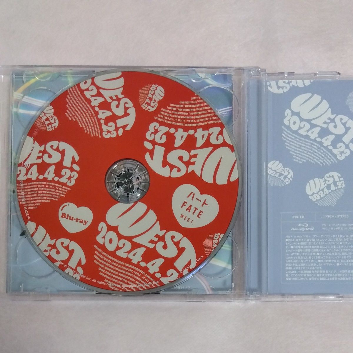 WEST ハート / FATE 通販限定盤 CD+Blu-ray ジャニーズWEST WEST ハート / FATE 通販限定盤 CD+Blu-ray ジャニーズWEST