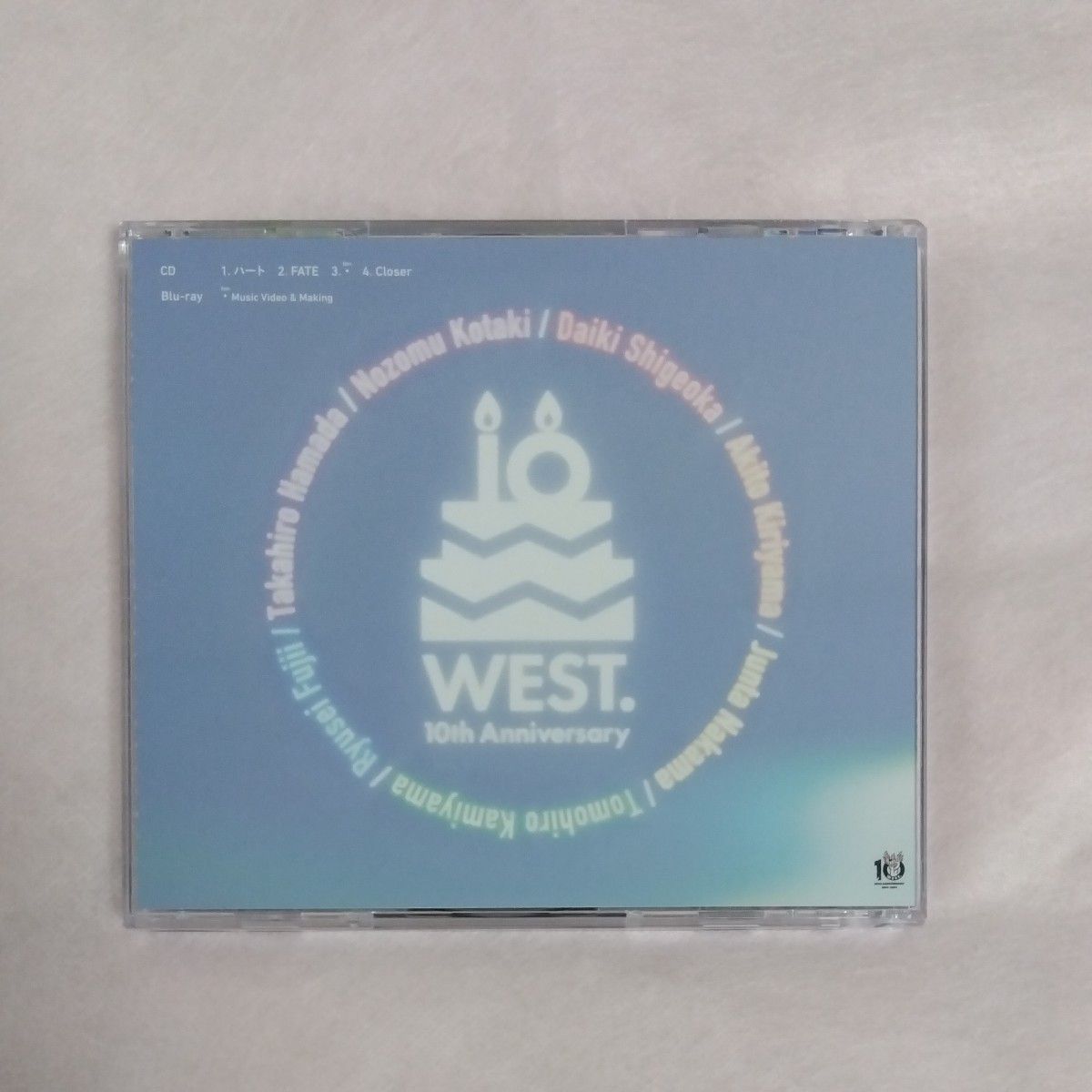 WEST ハート / FATE 通販限定盤 CD+Blu-ray ジャニーズWEST WEST ハート / FATE 通販限定盤 CD+Blu-ray ジャニーズWEST