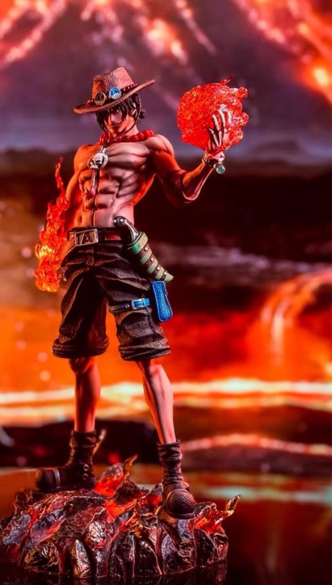 ワンピース 火拳のエース フィギュア ガレージキット pop ワンピース 火拳のエース フィギュア ガレージキット pop