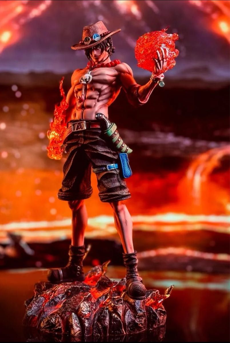 ワンピース 火拳のエース フィギュア ガレージキット pop ワンピース 火拳のエース フィギュア ガレージキット pop