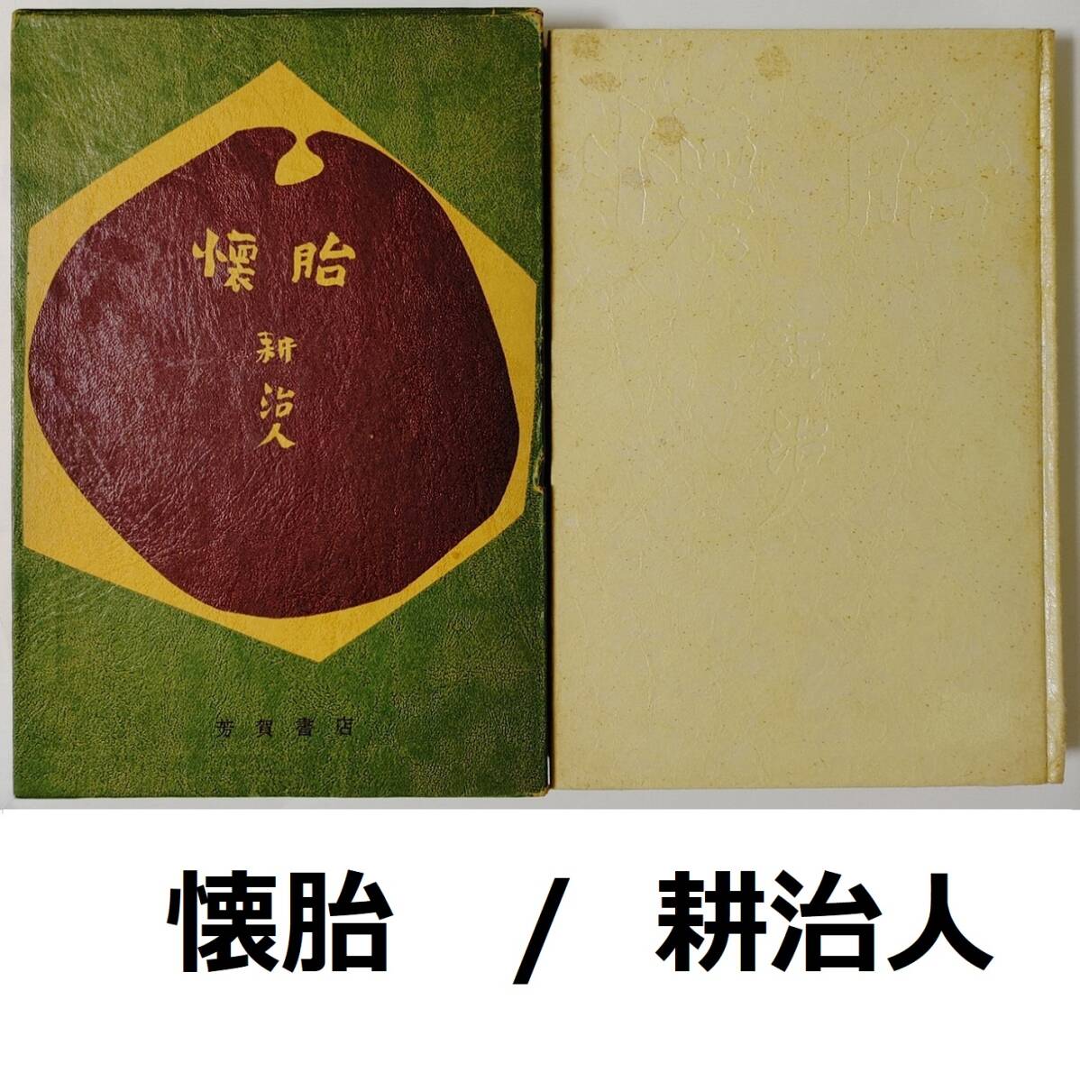 昭和 古書 【外函付】懐胎 耕治人 短篇小説集 芳賀書店 二版発行 昭和 古書 【外函付】懐胎 耕治人 短篇小説集 芳賀書店 二版発行