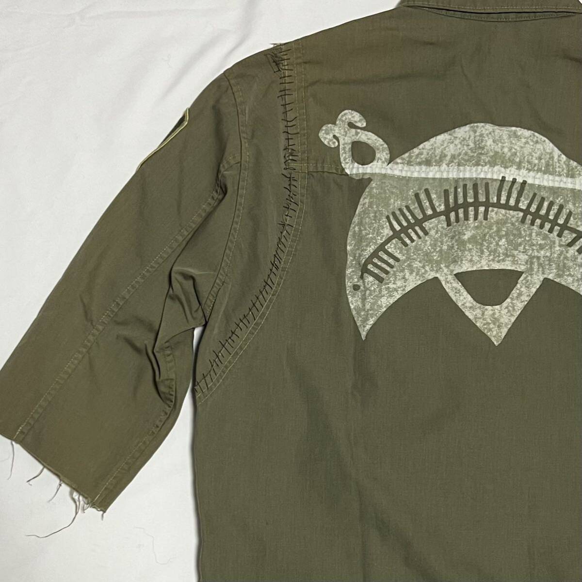 03SS SCAB期 UNDERCOVERISM シャツ 半袖 ワッペン 切りっぱなし 03SS SCAB期 UNDERCOVERISM シャツ 半袖 ワッペン 切りっぱなし