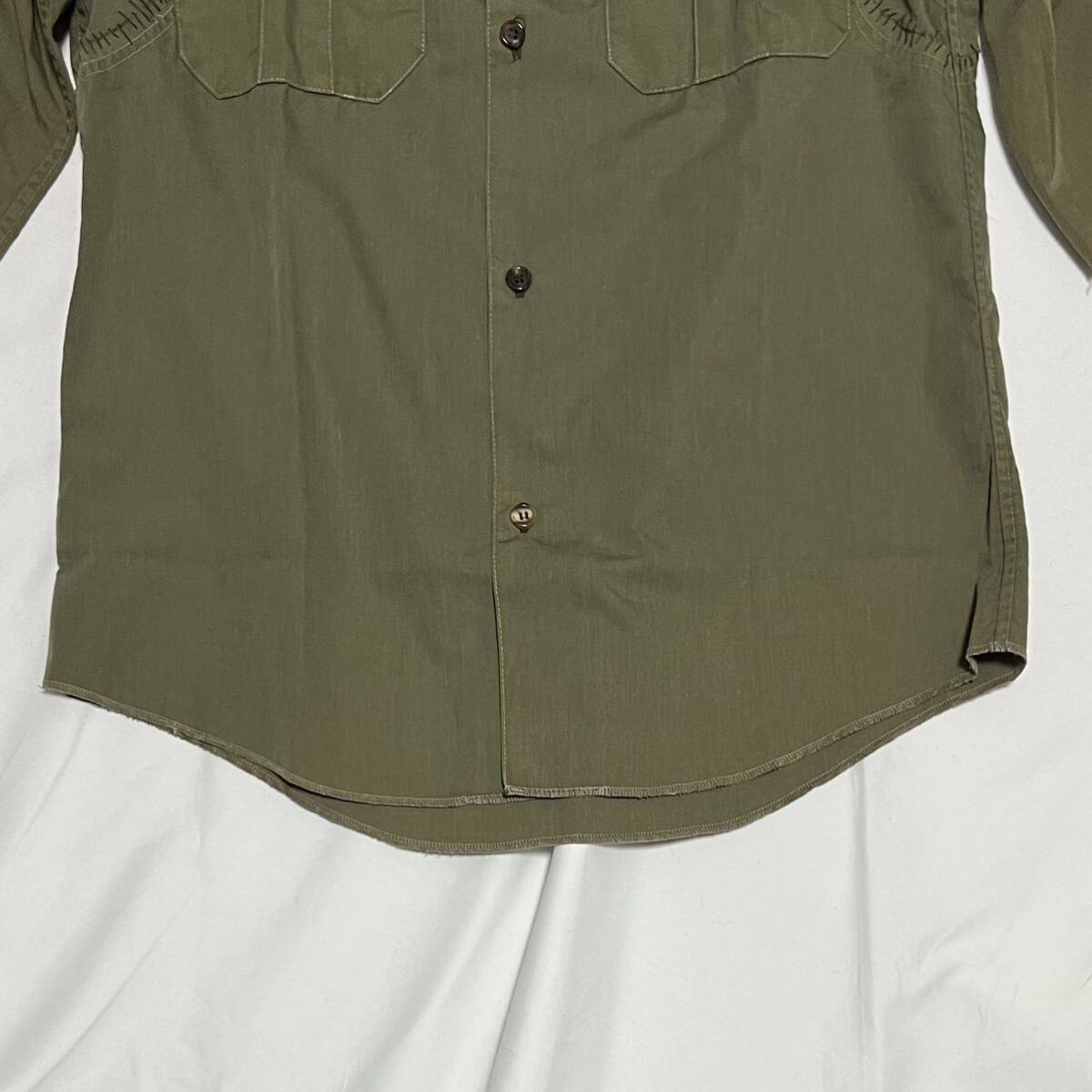 03SS SCAB期 UNDERCOVERISM シャツ 半袖 ワッペン 切りっぱなし 03SS SCAB期 UNDERCOVERISM シャツ 半袖 ワッペン 切りっぱなし