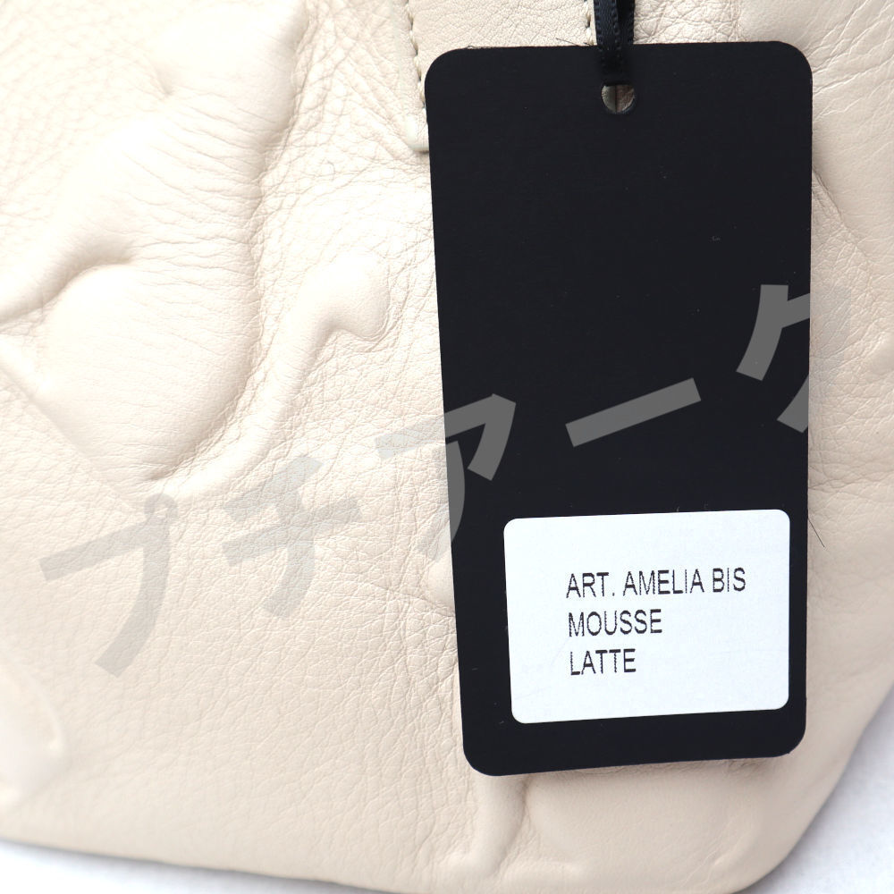 IO PELLE Io Pele телячья кожа натуральная кожа большая сумка свет бежевый AMELIA MINI TOTE CAT LAPTE кошка штамп Италия производства 