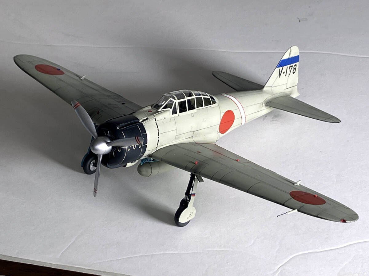 atsudra工房完成品】1/48 零戦21型 台南航空隊 河西一飛曹機 atsudra工房完成品】1/48 零戦21型 台南航空隊 河西一飛曹機