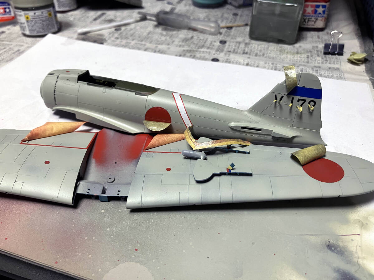 atsudra工房完成品】1/48 零戦21型 台南航空隊 河西一飛曹機 atsudra工房完成品】1/48 零戦21型 台南航空隊 河西一飛曹機