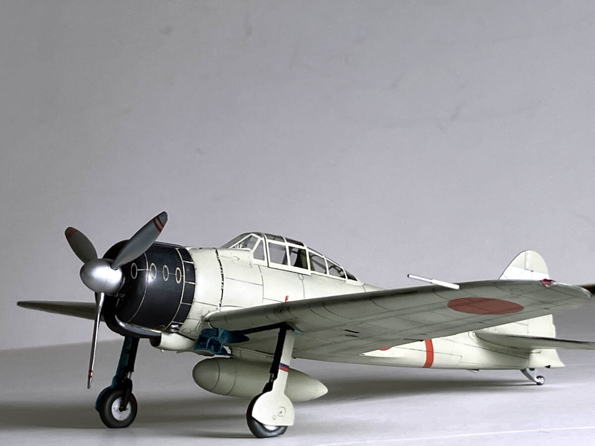 atsudra工房完成品】1/48 零戦21型 台南航空隊 坂井一飛曹機 atsudra工房完成品】1/48 零戦21型 台南航空隊 坂井一飛曹機