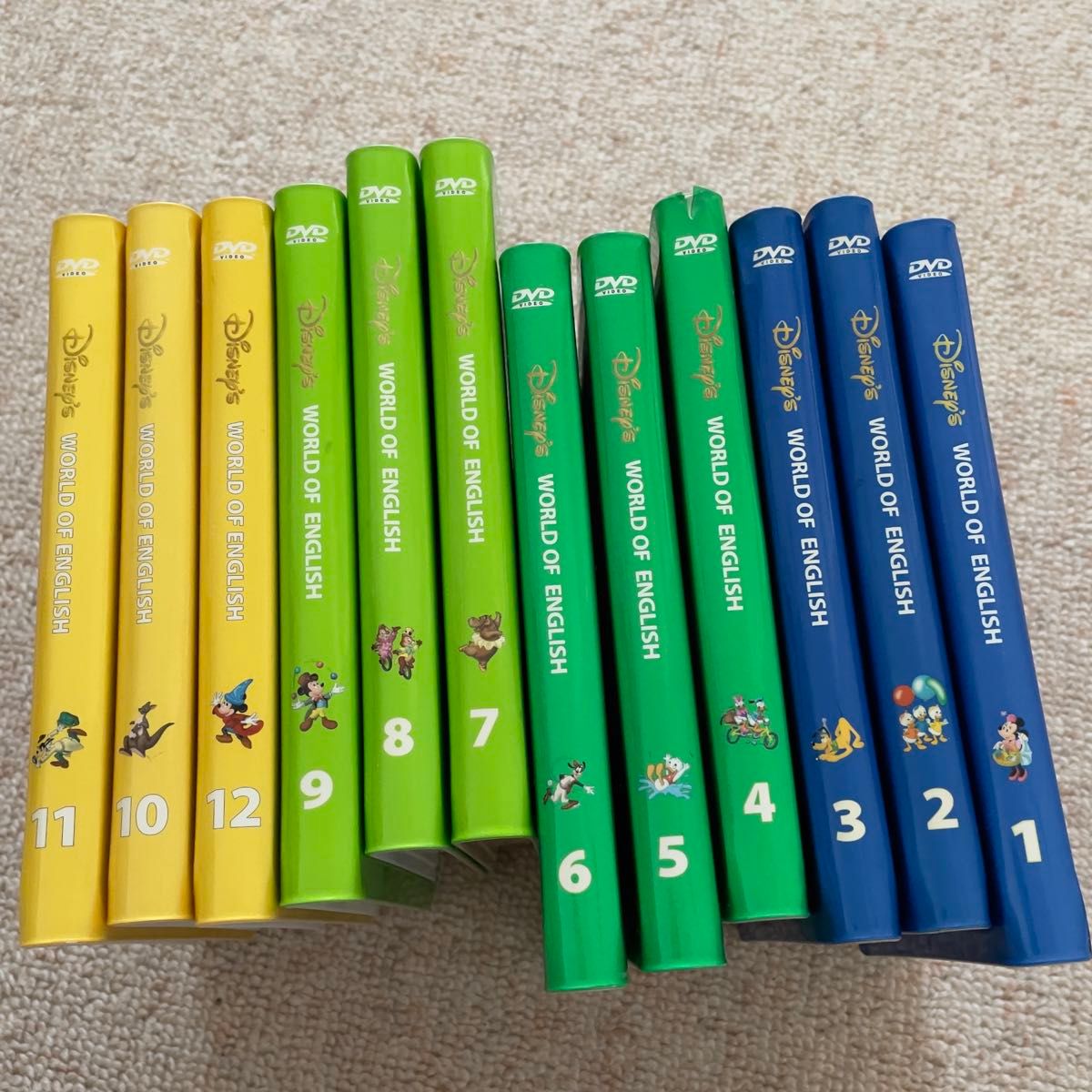 ディズニー英語システム DWE ストレートプレイ DVD12枚セット ディズニー英語システム DWE ストレートプレイ DVD12枚セット