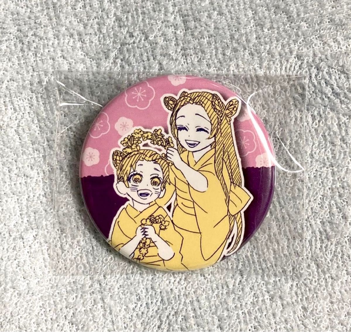 鬼滅の刃 胡蝶しのぶ 胡蝶カナエ コレクション 缶バッジ プチ 鬼滅の刃 胡蝶しのぶ 胡蝶カナエ コレクション 缶バッジ プチ