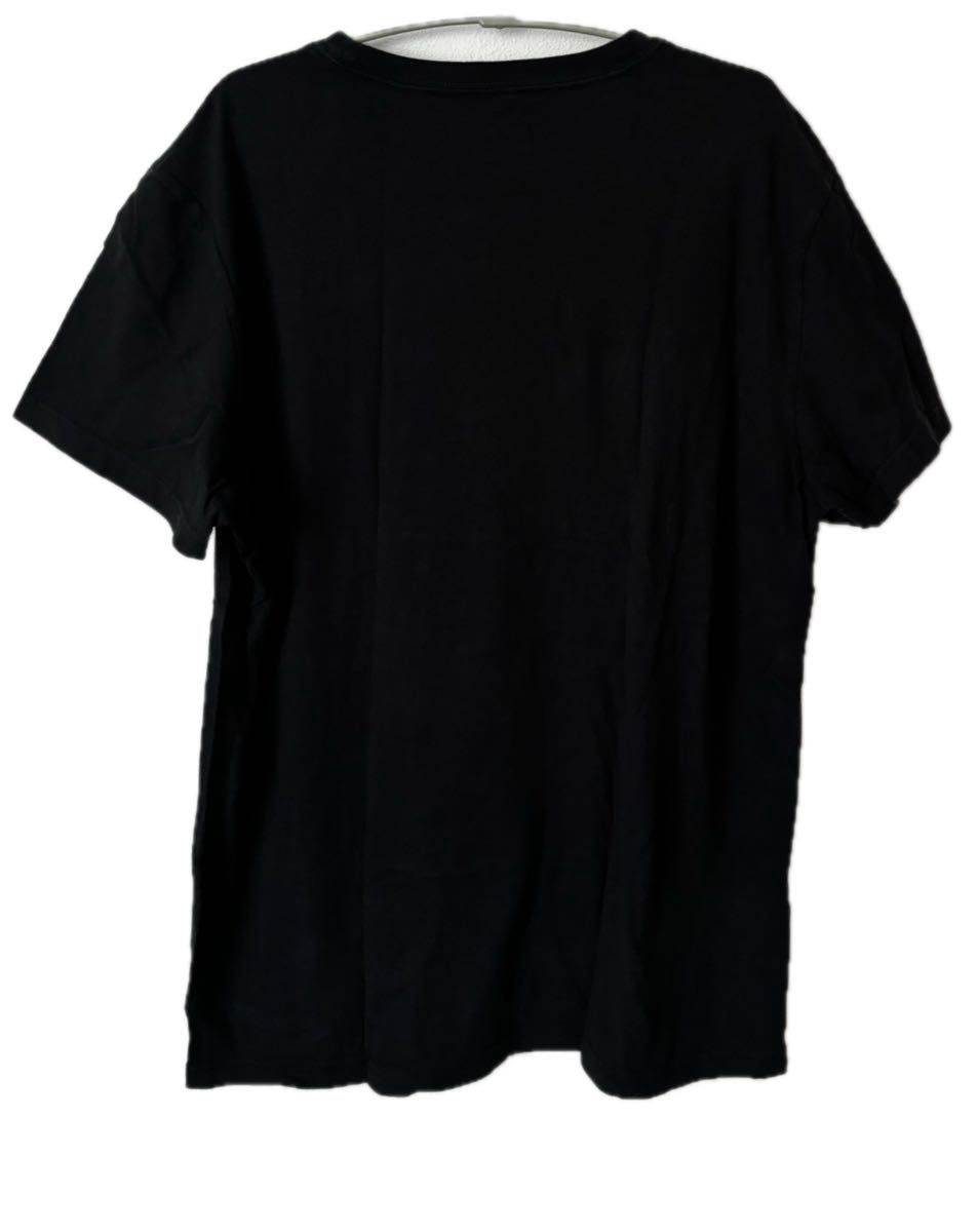 メンズ AMERICAN EAGLE Tシャツ アメリカンイーグル L 黒 ブラック トップス カットソー