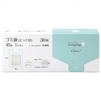 オルディ チョイスゴミ袋とって付45L0.015mm半透明30P×24冊 11010702 /a