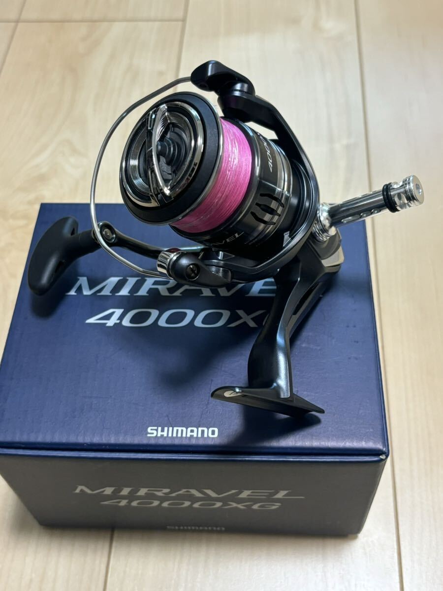 美品】シマノ 22ミラベル 4000XG PE0 8号 ゴメクサスリール 美品】シマノ 22ミラベル 4000XG PE0 8号 ゴメクサスリール