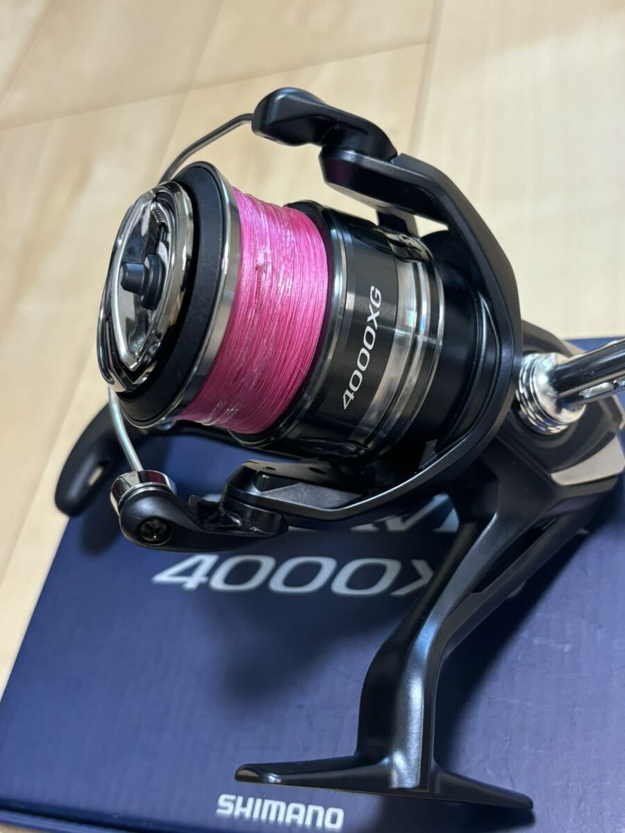 美品】シマノ 22ミラベル 4000XG PE0 8号 ゴメクサスリール 美品】シマノ 22ミラベル 4000XG PE0 8号 ゴメクサスリール