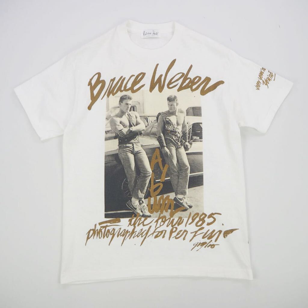 80s Bruce Weber white tiger Tシャツ ブルースウェーバー 80s Bruce Weber white tiger Tシャツ ブルースウェーバー
